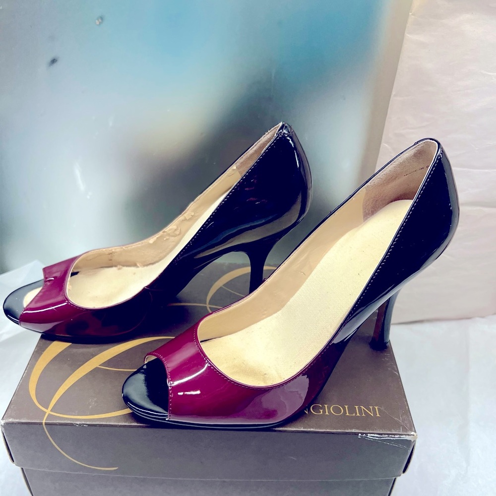 Enzo Angiolini peek toe shoe